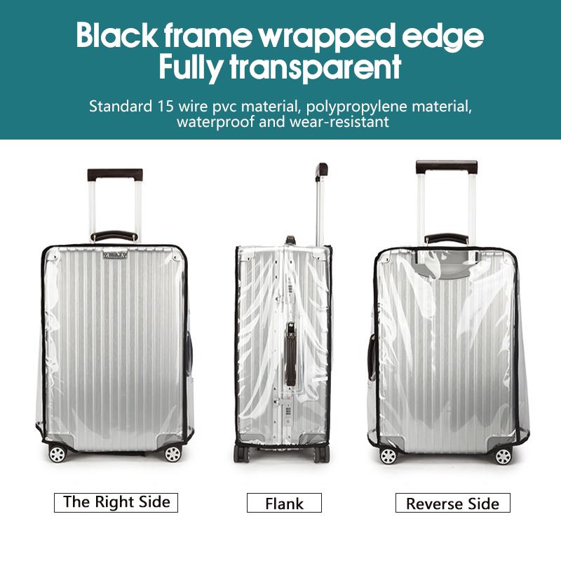 Luggage Protective Cover Transparent - 2027 Transparente Reisegepäckabdeckung, wasserdicht und staubdicht,
