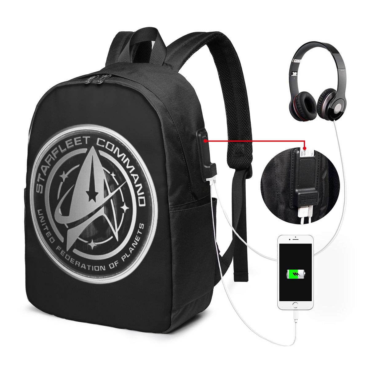 Handbags - Star Treks Science-Fiction-TV-Serie Rucksack, Reisetasche für