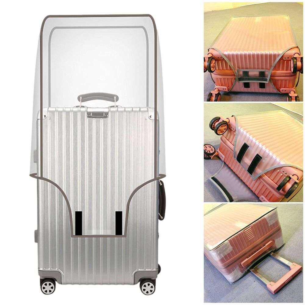 Waterproof Suitcase Cover Protector - 16-28 Zoll Reisegepäck-Schutzhülle Transparente PVC-Kofferschutzhülle Staubdichte