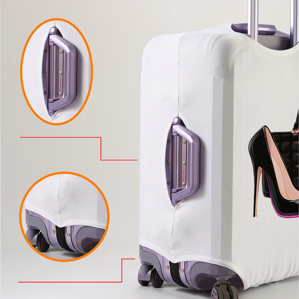 Gepäckabdeckung, elastisch, wa – Waterproof Suitcase Cover Protector Bewertung und Preis