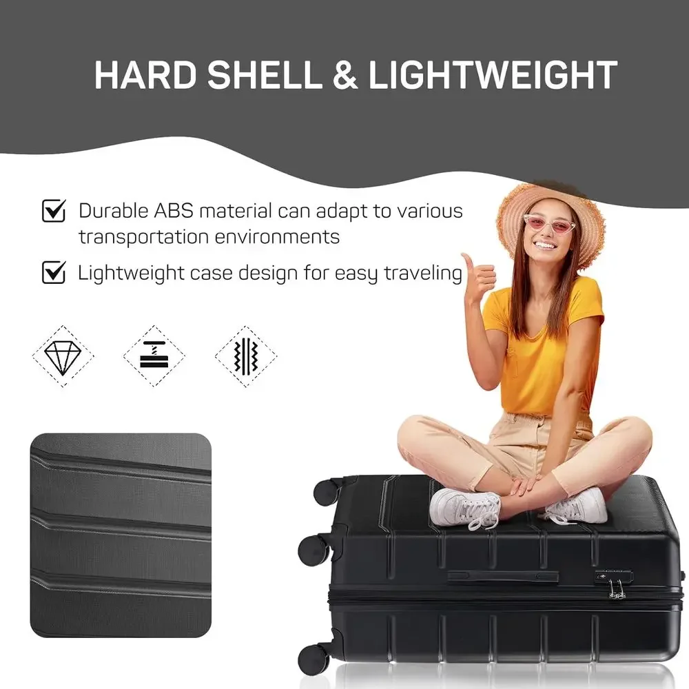 3-teiliges Hartschalen-Koffers – Expandable Hard Shell Luggage Set Bewertung und Preis