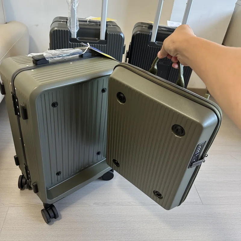 2-in-1-Koffer, abnehmbarer Ruc – Aluminum Frame Carry On Luggage Bewertung und Preis