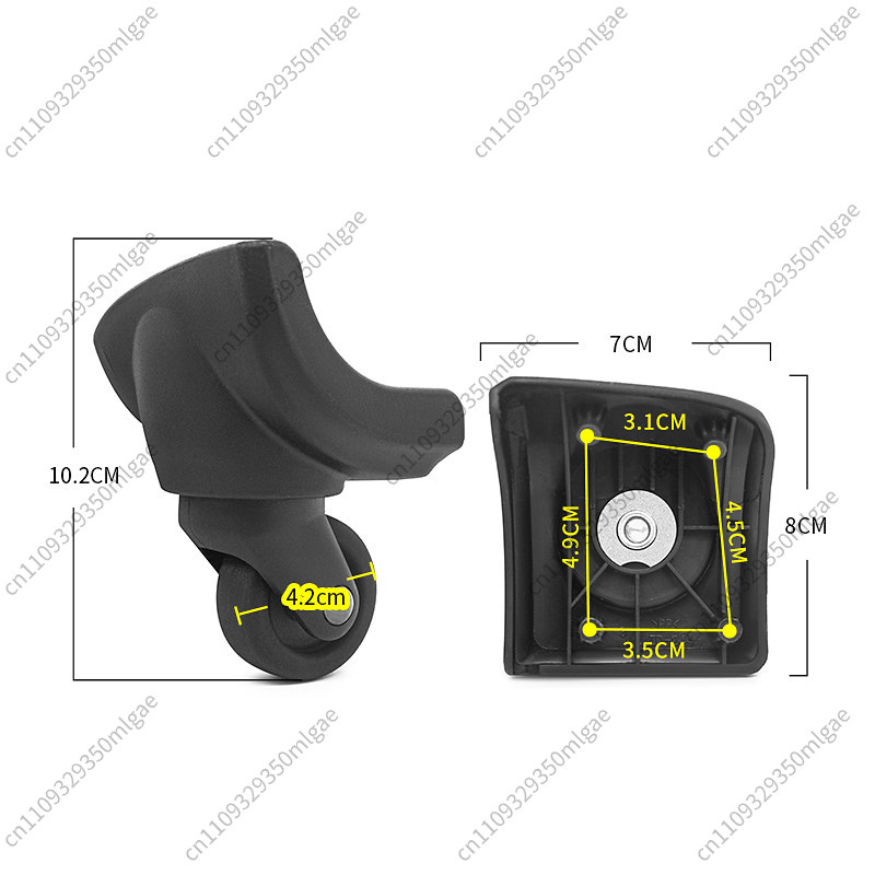 Ersatzrad für Gepäck ZD244 BW0 – Silent Replacement Luggage Wheels Bewertung und Preis
