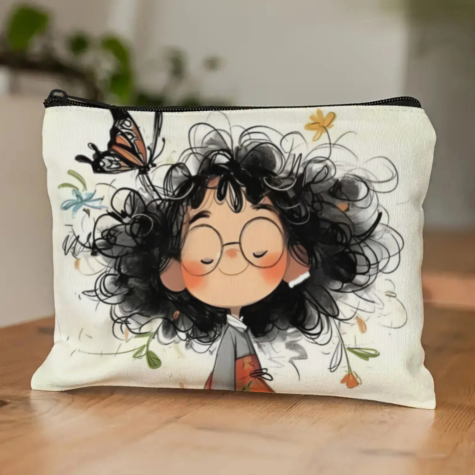 Cartoon Mädchen Make-up Tasche – Wallets Bewertung und Preis