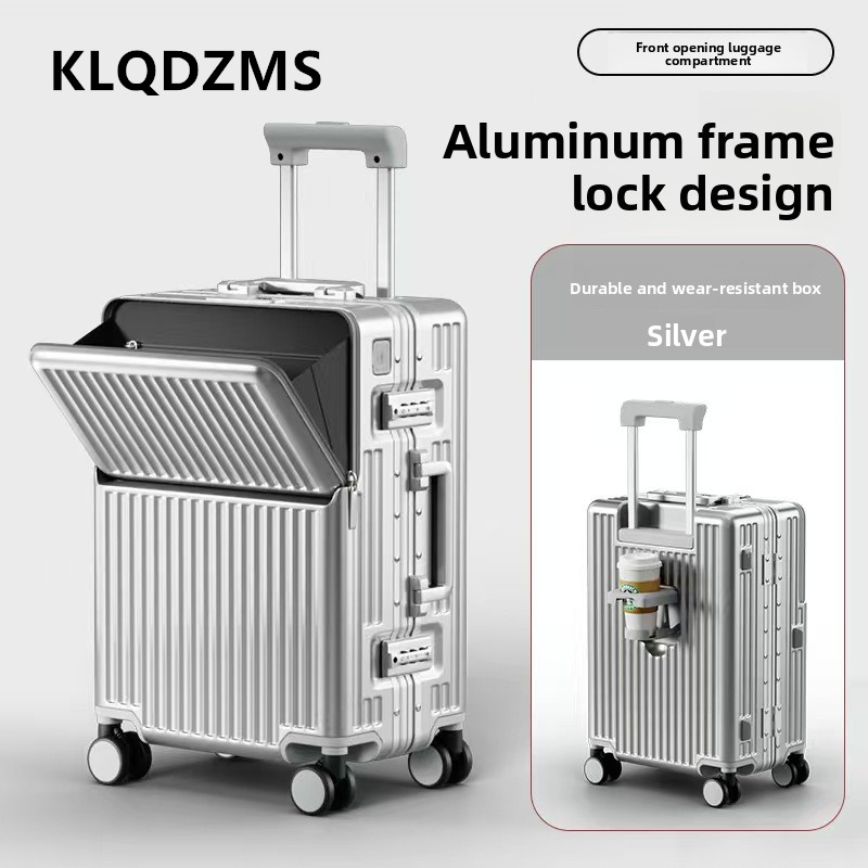 KLQDZMS Multifunktionaler Koff – Front Opening Laptop Luggage 24 Inch Bewertung und Preis