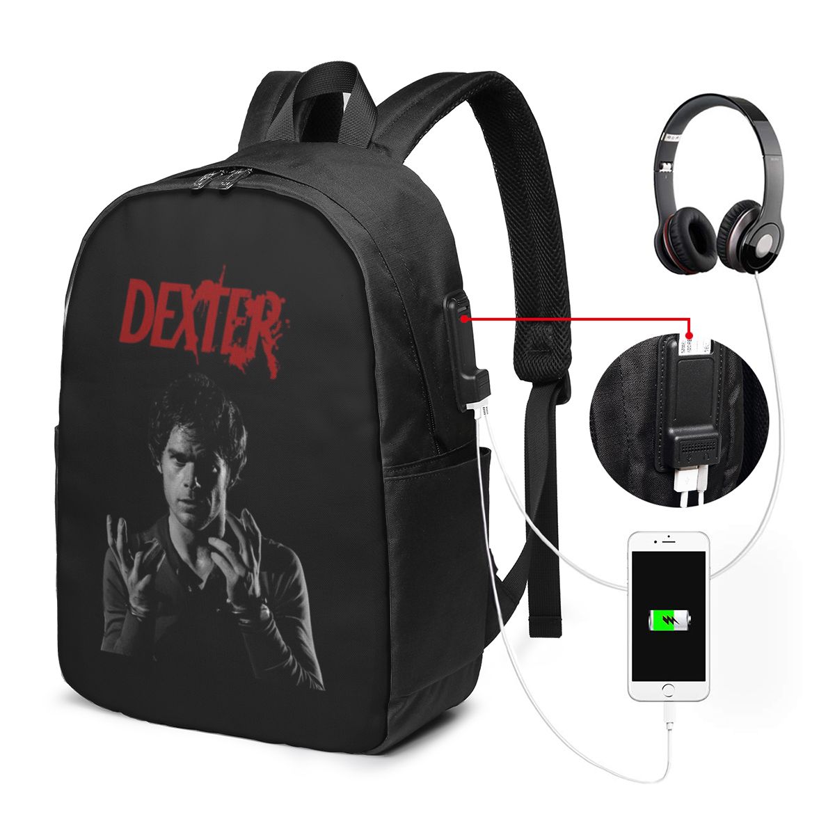 Movie Dexter Morgan Rucksack,  – Travel Bags Bewertung und Preis