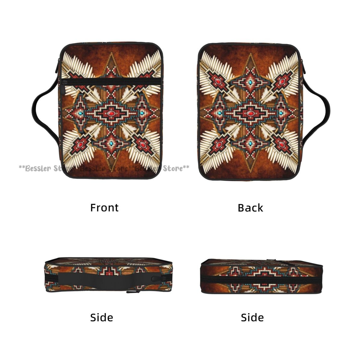 Bibeltasche mit Indianer-Print – Handbags Bewertung und Preis
