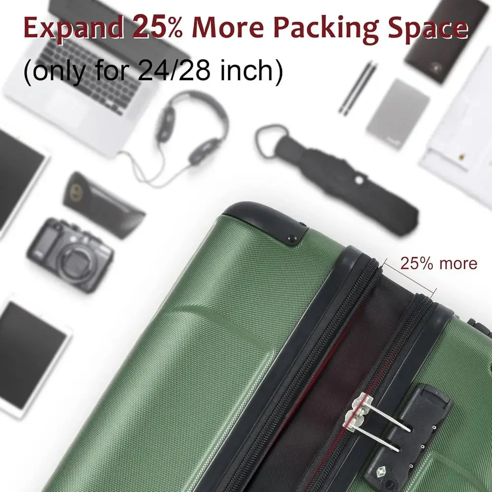 6-teiliges Erweiterbares Harts – Expandable Hard Shell Luggage Set Bewertung und Preis
